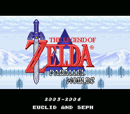 Zelda Parallel Worlds - Remodel Title Screen